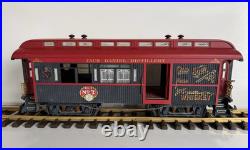 Aristo-Craft G Scale Jack Daniel Distillery No 7 Steam Locomotive Train 3pcs Set
