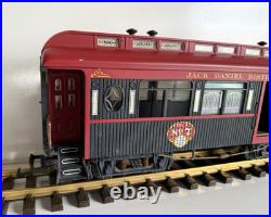 Aristo-Craft G Scale Jack Daniel Distillery No 7 Steam Locomotive Train 3pcs Set