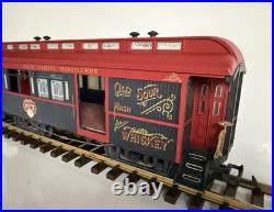 Aristo-Craft G Scale Jack Daniel Distillery No 7 Steam Locomotive Train 3pcs Set
