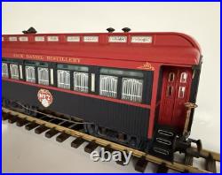 Aristo-Craft G Scale Jack Daniel Distillery No 7 Steam Locomotive Train 3pcs Set