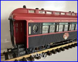 Aristo-Craft G Scale Jack Daniel Distillery No 7 Steam Locomotive Train 3pcs Set