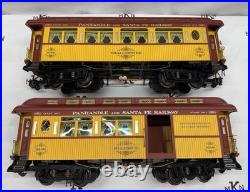 Aristo craft ART-28502 ATSF Passenger Starter Train Set G Scale LN/Tested