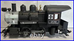 Aristocraft 3 Pc Train Set 0-4-0 Steam Locomotive Flat Car Caboose Santa Fe