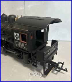 Aristocraft 3 Pc Train Set 0-4-0 Steam Locomotive Flat Car Caboose Santa Fe