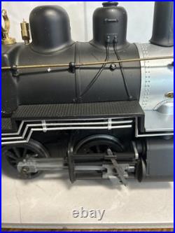 Aristocraft 3 Pc Train Set 0-4-0 Steam Locomotive Flat Car Caboose Santa Fe