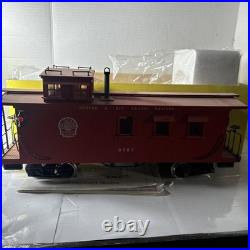 Aristocraft G Scale #82114 Denver, Rio Grande, Red Wood Caboose For Train Set