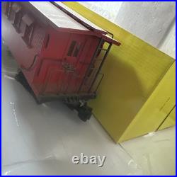 Aristocraft G Scale #82114 Denver, Rio Grande, Red Wood Caboose For Train Set