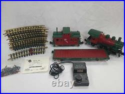 Aristocraft G gauge train set 0-4-0 Christmas freight Starter set Steam loco