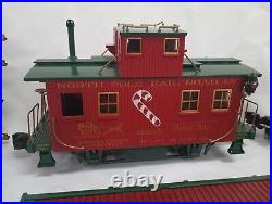 Aristocraft G gauge train set 0-4-0 Christmas freight Starter set Steam loco