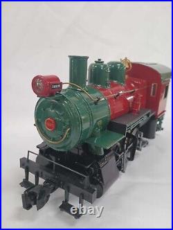 Aristocraft G gauge train set 0-4-0 Christmas freight Starter set Steam loco