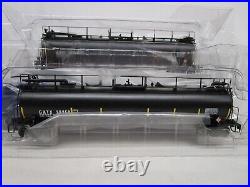 Athearn Genesis HO Scale GATX Tank Train 23K Gallon Tank Car Set End Cars NOS