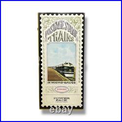 Aurora Postage Stamp Trains 1967 Santa Fe Transcontinental Express #4704 No. 220 Aurora Postage Stamp Trains 1967 Santa Fe Transcontinental Express #4704 No. 220