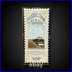 Aurora Postage Stamp Trains 1967 Santa Fe Transcontinental Express #4704 No. 220 Aurora Postage Stamp Trains 1967 Santa Fe Transcontinental Express #4704 No. 220