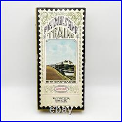 Aurora Postage Stamp Trains 1967 Santa Fe Transcontinental Express #4704 No. 220 Aurora Postage Stamp Trains 1967 Santa Fe Transcontinental Express #4704 No. 220