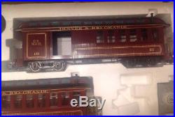 Authentic Large Scale Bachmann Big Hauler Electric G Scale Gold Rush Train Set