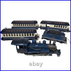 BACHMANN 1998 Atlantic City Blue Comet Express 58616 G Scale Train Set BACHMANN 1998 Atlantic City Blue Comet Express 58616 G Scale Train Set