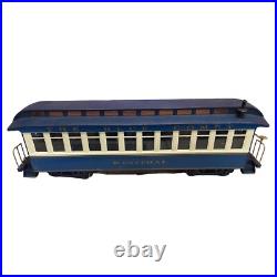 BACHMANN 1998 Atlantic City Blue Comet Express 58616 G Scale Train Set BACHMANN 1998 Atlantic City Blue Comet Express 58616 G Scale Train Set