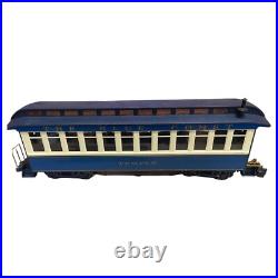 BACHMANN 1998 Atlantic City Blue Comet Express 58616 G Scale Train Set BACHMANN 1998 Atlantic City Blue Comet Express 58616 G Scale Train Set