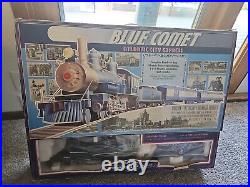 BACHMANN 1998 Atlantic City Blue Comet Express 58616 G Scale Train Set In Box