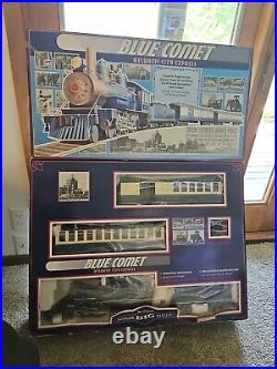 BACHMANN 1998 Atlantic City Blue Comet Express 58616 G Scale Train Set In Box