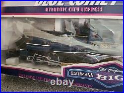 BACHMANN 1998 Atlantic City Blue Comet Express 58616 G Scale Train Set In Box