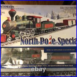 BACHMANN BIG HAULERSNORTH POLE SPECIALG SCALE ELECTRIC TRAIN SET NEWithOPEN BOX