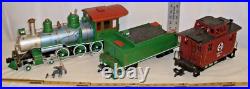 BACHMANN BIG HAULERS #7 A. T. S. F. STEAM LOCOMOTIVE ENGINE WithTENDER SET G SCALE BACHMANN BIG HAULERS #7 A. T. S. F. STEAM LOCOMOTIVE ENGINE WithTENDER SET G SCALE