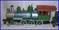 BACHMANN BIG HAULERS #7 A. T. S. F. STEAM LOCOMOTIVE ENGINE WithTENDER SET G SCALE BACHMANN BIG HAULERS #7 A. T. S. F. STEAM LOCOMOTIVE ENGINE WithTENDER SET G SCALE