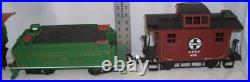 BACHMANN BIG HAULERS #7 A. T. S. F. STEAM LOCOMOTIVE ENGINE WithTENDER SET G SCALE BACHMANN BIG HAULERS #7 A. T. S. F. STEAM LOCOMOTIVE ENGINE WithTENDER SET G SCALE