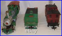 BACHMANN BIG HAULERS #7 A. T. S. F. STEAM LOCOMOTIVE ENGINE WithTENDER SET G SCALE BACHMANN BIG HAULERS #7 A. T. S. F. STEAM LOCOMOTIVE ENGINE WithTENDER SET G SCALE