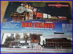 BACHMANN BIG HAULERS Christmas RED COMET Electric Operate Complete Train Set