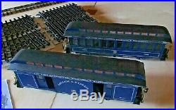 BACHMANN BIG HAULERS G SCALE ROYAL BLUE TRAIN SET #90016 With EXTRAS UNUSED NEW