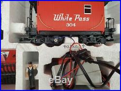 BACHMANN BIG HAULERS TRAIN SET G SCALE atsf lgb 72425 white pass lionel lot