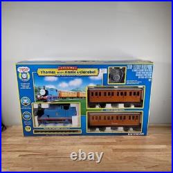 BACHMANN'G' GAUGE 90068 THOMAS WITH ANNIE & CLARABEL ELECTRIC TRAIN SET New