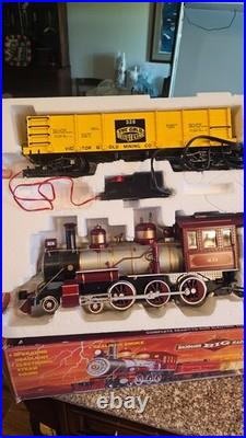 BACHMANN G Scale BIG HAULER THUNDERBOLT EXPRESS 4-pc Train with 4-6-0 Eng Runs