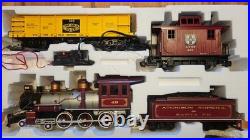 BACHMANN G Scale BIG HAULER THUNDERBOLT EXPRESS 4-pc Train with 4-6-0 Eng Runs