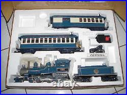 BACHMANN G Scale BLUE COMET Train Set COMPLETE new