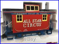 BACHMANN ROUSTABOUT CIRCUS G SCALE ELECTRIC TRAIN SET 90019 In BOX