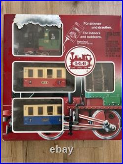 BNIB LGB Passenger Train Set #23301 with 2010 Loco, 2 Passenger Cars Complete