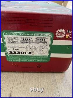 BNIB LGB Passenger Train Set #23301 with 2010 Loco, 2 Passenger Cars Complete