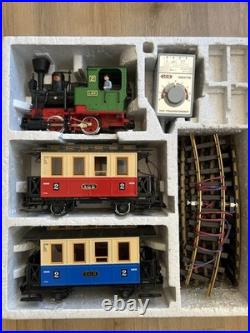 BNIB LGB Passenger Train Set #23301 with 2010 Loco, 2 Passenger Cars Complete