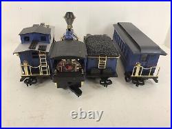 BROKEN TRACK GreatLand Holiday Express Train G Scale BLUE CIB WORKS New Bright