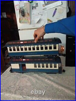 Bachman 1998 ATLANTIC CITY BLUE COMET EXPRESS G SCALE TRAIN SET In Box + Track