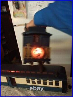 Bachman 1998 ATLANTIC CITY BLUE COMET EXPRESS G SCALE TRAIN SET In Box + Track