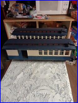 Bachman 1998 ATLANTIC CITY BLUE COMET EXPRESS G SCALE TRAIN SET In Box + Track
