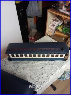 Bachman 1998 ATLANTIC CITY BLUE COMET EXPRESS G SCALE TRAIN SET In Box + Track