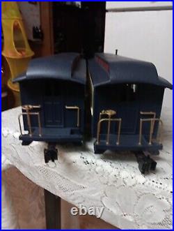 Bachman 1998 ATLANTIC CITY BLUE COMET EXPRESS G SCALE TRAIN SET In Box + Track