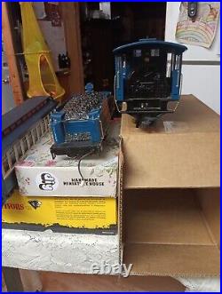 Bachman 1998 ATLANTIC CITY BLUE COMET EXPRESS G SCALE TRAIN SET In Box + Track