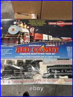 Bachman Big Haulers Red Comet Train Set G Scale 80s 90012