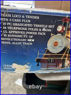 Bachman Big Haulers Red Comet Train Set G Scale 80s 90012